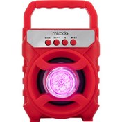 Resim MD-BT65R 5W 800mAh 3.7V Kırmızı USB-TF Cart - Bluetooth Taşınabilir Speaker Hoparlör | Mikado Mikado