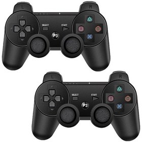 Resim Sıyah Sıyah-sony Ps3/pc Denetleyici Desteği Play Station 3 Joystick Konsolu İçin Bluetooth Kablosuz Gamepad Controle 