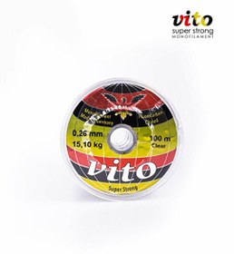 Resim Vito Süper Strong Yekpare Olta Misinası 100mt ŞEFFAF-0,45 MM 
