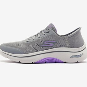 Resim Skechers Kadın Go Walk Arch Fit Valencia Spor Ayakkabı - Gri/Mor 