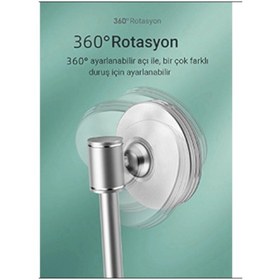 Resim Mühlen Ph058 Ayarlanabilir Ergonomik Manyetik Telefon Standı Silver 