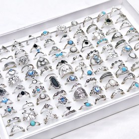 Resim 30 adet Detaylı Erkek ve Kadın Takı Seti, Alaşım, Bohem Tarzı, Rastgele Boyut 15Cm-19Cm, Günlük, Parti, Hediye Verme Durumları İçin Uygun, Hem Erkek Hem Kadın İçin Uygundur 
