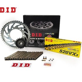 Resim Zincir Dişli Seti Honda Nx Domınator 650 Cc 1995-2001 / Honda / Nx Domınator / 650cc / Zincir: Dıd-520vx3 Gold -110 / Ön Dişli: Jt 15t / Arka Dişli: Sunstar 46t / 1995-1996-1997-1998-1999-2000-2001 