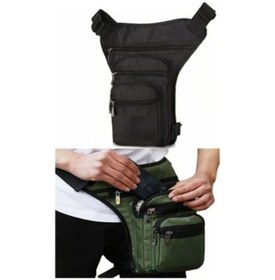 Resim Bel ve Bacak Bağlamalı Su Geçirmez 5 Bölmeli Bel Çantası 