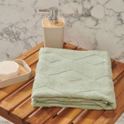 Resim Nuvomon Modern Yüz Havlusu M1 Yeşil 50x80 cm 