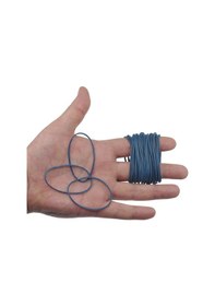 Resim Ekoset 70mm Mavi Renkli Kauçuk Paket Ambalaj Lastiği 12Kg Koli 