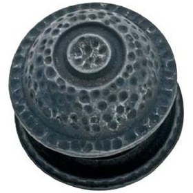 Resim Prinç döküm antik siyah rustik eskitme, ferforje tipi osmanlı tipi kapı topuzu tokmağı HFT06005 