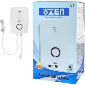 Resim Feyza Design Elektrikli 8 Emniyetli Ani Su Isıtıcı Şofben, Güçlü ve Güvenli Performans 