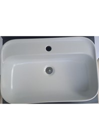 Resim Loftmix Çanak Lavabo Mat Beyaz / Batarya Delikli Turavit Diğer 