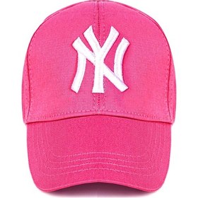 Resim Unisex 2'li Set Fuşya ve Beyaz Renk Ny New York Beyzbol Şapka - Unisex Fuşya - Beyaz 