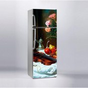 Resim Jasmin2020 Buzdolabı Keman Çiçek Sticker Kaplama Etiketi 