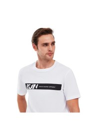 Resim Skechers Graphic T-shirt M Short Sleeve Erkek Beyaz Tshirt S241009-100 Beyaz 