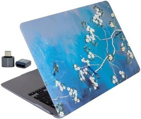 Resim McStorey MacBook Air 13 inç M1 Uyumlu Sert Kapak Kılıf (2018–2020) | Van Gogh Esintili Sanat Baskı, Kristal Parlak, Sararmayan & Parmak İzi Bırakmayan | A1932 A2179 A2337 Yeşil Sarı 