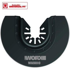 Resim WORX WA5010 Çok Amaçlı Raspalama Makinası İçin 80mm 180˚ Metal, Ahşap, Fiberglas, PVC Universal Kesme Bıçağ 