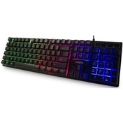 Resim Gomax GMX K2 Usb Kablolu RGB Işıklı Oyuncu Q Klavye 