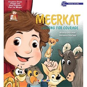 Resim Meerkat Looking For Courage Creative Drama Finger and Hand Puppets Pop-up Staged 