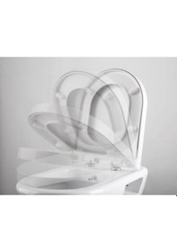 Resim Visam Akasya Duroplast Yavaş Kapanan Klozet Kapağı 