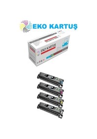 Resim Eko Kartuş Hp Color Laserjet 2550L (Q3960A-Q3661A-Q3662A-Q3663A) 