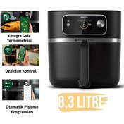 Resim Philips Airfryer Homeid 8.3 Lt(2 Kg)-uzakdan Control-otomatik Pişirme Programlı-kolay Temizlenebilen 