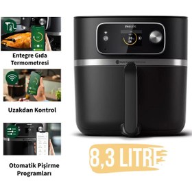 Resim Philips Airfryer Homeid 8.3 Lt(2 Kg)-uzakdan Control-otomatik Pişirme Programlı-kolay Temizlenebilen 