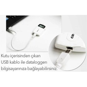 Resim Elitech Rc-4 Mini Sıcaklık Kayıt Cihazı Datalogger 