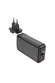 Resim Borofone BJ39 10000mAh 22.5W Hızlı Şarjlı 2'si 1 Arada Powerbank ve Duvar Şarj Adaptörü 