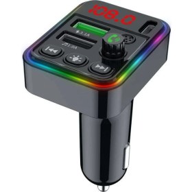 Resim Concord C617 Rgb Işıklı Pd 18 + Qc 3.1A Şarj Bluetooth 5.1V Fm Transmitter 