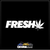 Resim OkyayWorks Fresh Sticker - Beyaz 