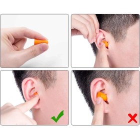 Resim Venoa VSF100 Gürültü Ses Önleyici Kulak Tıkacı 50 Çift 