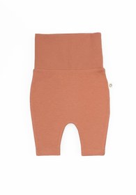 Resim Yüksek Bel Pantolon Bebek Pembe Organik Pamuk - Pembe / 2-3 Yaş 