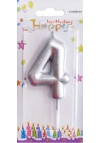 Resim Mum 4 Yaş Gümüş 1 Adet 
