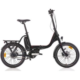 Resim CARRARO E-FLEXI ELEKTRİKLİ KATLANIR BİSİKLET 460H NEX-8 HD MAT-SİYAH-KIRMIZI-GRİ 