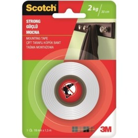 Resim Scotch Güçlü Montaj Bandı 19Mm X 1,5M 4001 