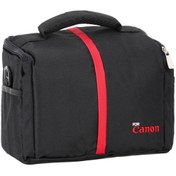 Resim PDX Canon Uyumlu Kare Omuz Çantası Set Çanta Tüm Dslr Uyumlu 