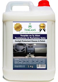 Resim Terlans Uv Korumalı Parfümlü Torpido Parlatıcı 5Kg Mikrofiber Bez 