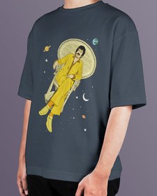 Resim Müslüm Baba Astral Seyahat Oversize Tişört 