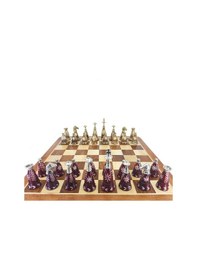 Resim Prestij Serisi Ahşap Satranç Takımı 38 CM 