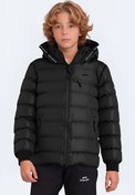 Resim Slazenger CAPTAIN NEW IN Çocuk Kapüşonlu Şişme Siyah Mont & Kaban 