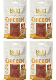 Resim Nutri Canin Tavuklu Fileto Tahılsız Köpek Ödülü 80 G X 4 Adet 