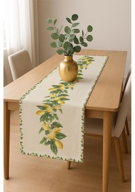 Resim Şık Dokulu Leke Tutmaz Masa Örtüsü Msrt001 Renkli 