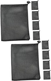 Resim BESPORTBLE 2 Set Golf Tutucu Ağ Çantası Örgü Çanta Bağlama İpi Sağlam Ve Taşınabilir Golf Çantası Açık Hava İçin 5 Adet * 2 