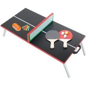 Resim Mini Masa Tenisi Masası, Ahşap Çocuk Yazı Tahtası, Aktivite Masas 