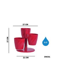 Resim Serinova Dönence 3'lü Saksı Takımı 49986557 