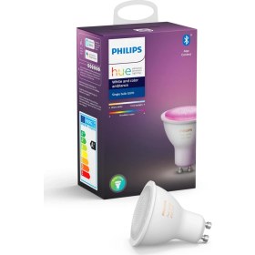 Resim Philips Hue Renkli Akıllı Spot Ampul GU10 Bluetooth 