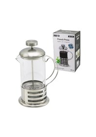 Resim French Press Metal Kafes - Metal Kapak 600ml Cam Bitki Süzgeçi 4887 Renkli 