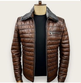 Resim Derimont's Ikbal Berry Siyah Hakiki Deri Mont Erkek Dm-6045 Taba 