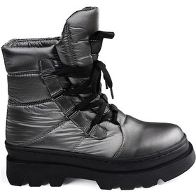 Resim Durable Gümüş Kadın Paraşüt Kumaşlı Kalın Tabanlı Kar Botu Gümüş 