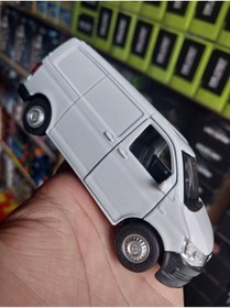 Resim OYUNCAKSAHİLİ Volkswagen Transporter Panelvan Metal Minibüs Beyaz Çekbırak Koleksiyon 