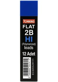Resim Mikro 2b-hi Polymer Kalem Ucu Flat Min 12 Adet 