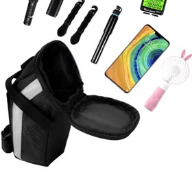 Resim Streak B-Soul Bisiklet Çanta Elektrikli Scooter Koltuk Altı Sele Çantası Su Geçirmez 